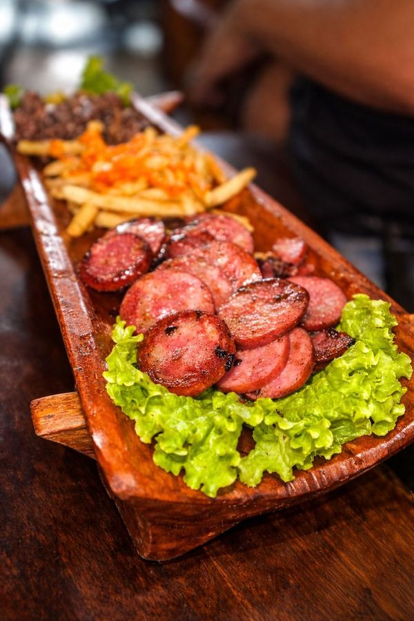 Calabresa, Carne de Sol e Fritas