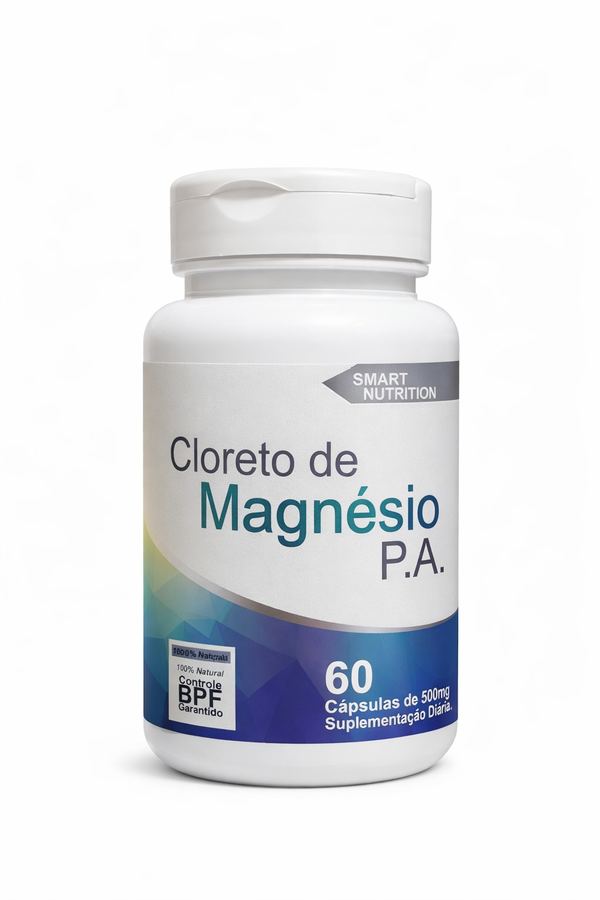 Cloreto de Magnésio P.A. – 60 Cápsulas (500mg)